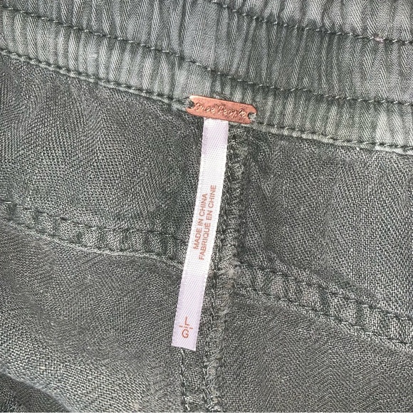 Free People Feelin Good Utility Pull Pant L - Picture 4 of 12